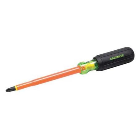 Ins Screwdriver Phillips #3x6 In Round Type 0153 35 INS by USA Greenlee Screwdrivers