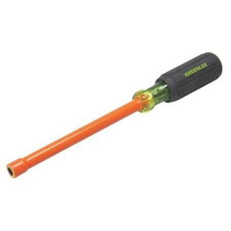 Nut Driver 1/4 in. Hollow Ins 6 in. Type 0253 12NH INS by USA Greenlee Nut Drivers
