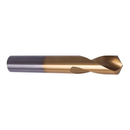 HSS Spotting Drill Short Tin Coat 1/4 by USA Precision Twist Drill Spotting Drill Bits