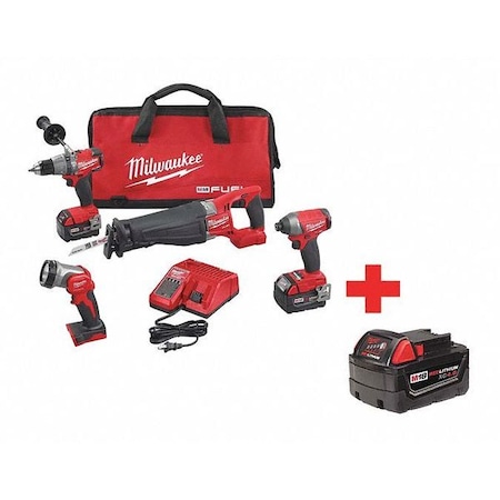 Cordless Combination Kit 18.0V Type 2896 24 48 11 1840 by USA Milwaukee Cordless Power Tool Combination Kits