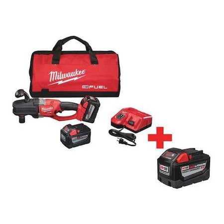 Cordless Right Angle Drill Kit 18.0V Type 2708 22HD 48 11 1890 by USA Milwaukee Right Angle Power Drills