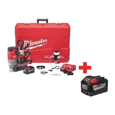 Magnetic Drill Kit 18.0V by USA Milwaukee Magnetic Drill Presses