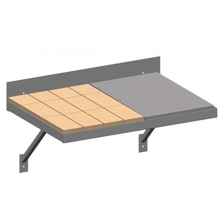 Wall Mnt Arc Table 36"x24" Brick/Sl Top by USA Greene Specialty Welding Accessories