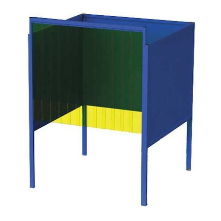 Welding Booth 5ft. Side 60"x24" Window by USA Greene Welding Screens