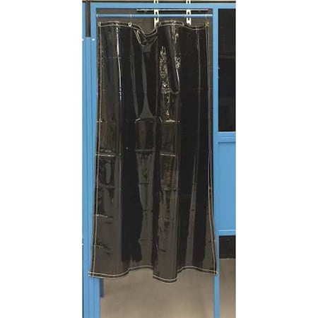 Welding Booth Curtain Smoke Gray 60"x48 by USA Greene Welding Screens