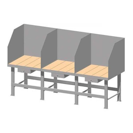Three Station Welding Bench w/Drawers by USA Greene Specialty Welding Accessories