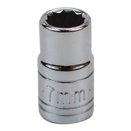 Socket 1/4 in. Dr 7mm 12 Pt. Type 43706 by USA SK Sockets