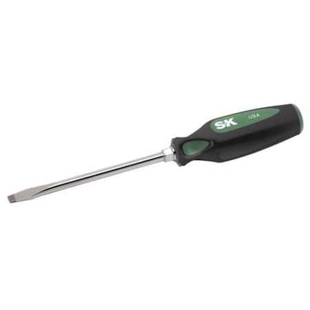 Screwdriver Slotted 5/16x6In Rnd with Hx by USA SK Screwdrivers