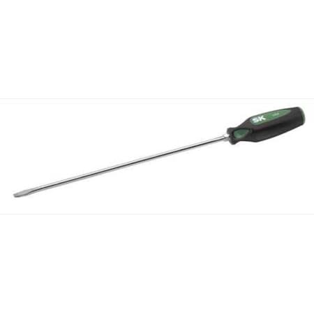 Screwdriver Slotted 1/4x12In Rnd wth Hex by USA SK Screwdrivers