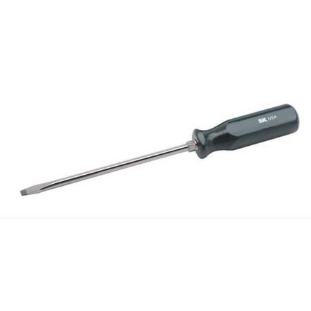 Screwdriver Slotted 5/16x8In Rnd with Hx by USA SK Screwdrivers