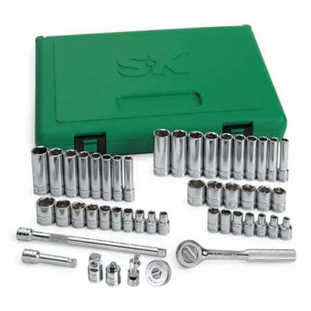 Socket Wrench Set 1/4 in. Dr 48 pc by USA SK Socket Sets