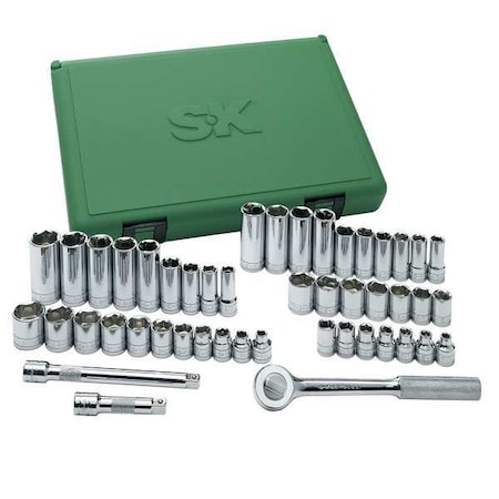 Socket Wrench Set 3/8 in. Dr 49 pc Type 94549 by USA SK Socket Sets