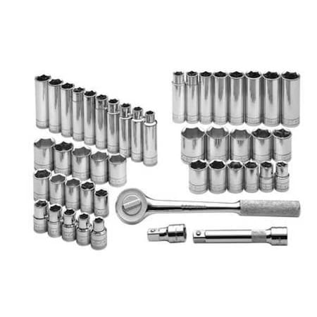 Socket Wrench Set 1/2 in. Dr 47 pc Type 4147 6 by USA SK Socket Sets