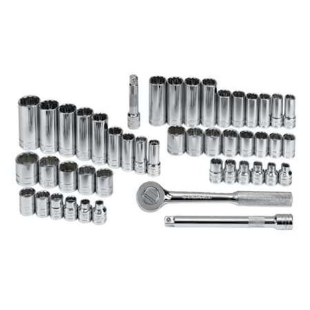 Socket Wrench Set 3/8 in. Dr 47 pc Type 94547 12 by USA SK Socket Sets
