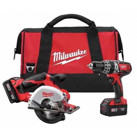 M18 Cordless Combination Kit 18V 3.0A/hr. by USA Milwaukee Cordless Power Tool Combination Kits