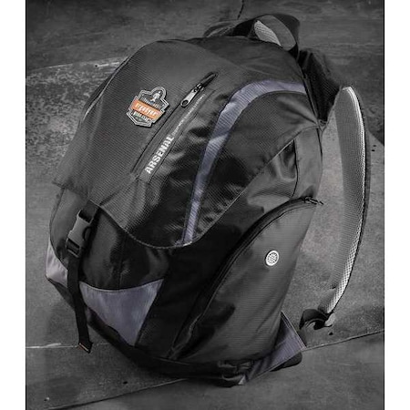 18" Backpack 5 Pockets Black by USA Ergodyne Soft Sided Tool Storage Products