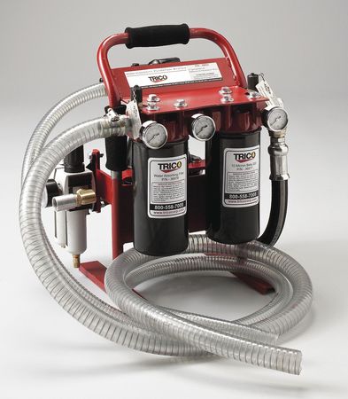 Trico Hydraulic & Oil Filtration Systems Pneumatic Hand Held Style Filter Cart USA Supply
