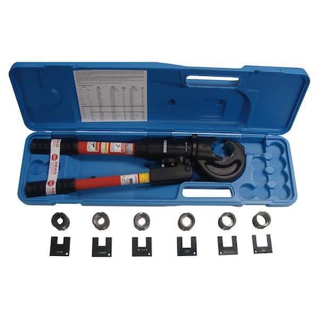 Hand Swaging Kit 1/4 1/2 w/6 Die Sets by USA Loos Cable Swaging Tools