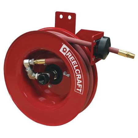 Hose Reel Spring 1/2" 50 ft by USA Reelcraft Pneumatic Spring Return Hose Reels