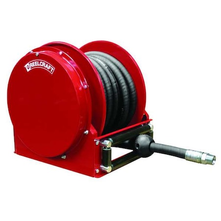 Hose Reel 1" MNPT 35ft HD by USA Reelcraft Pneumatic Spring Return Hose Reels
