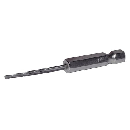 Jobber Hex Bit 1/16 by USA Eazypower Screwdriver Bits