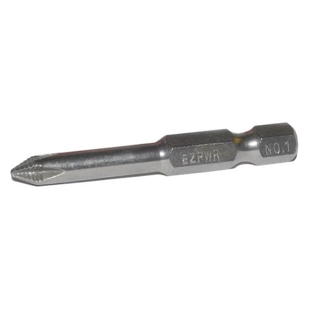 Phillips Anti Skip Ribbed Bit No. 1 2 Type 80543/B by USA Eazypower Screwdriver Bits