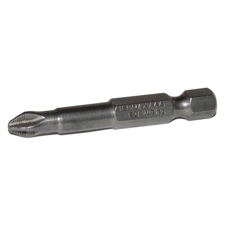 Phillips Anti Skip Ribbed Bit No. 2 2 Type 80545/B by USA Eazypower Screwdriver Bits