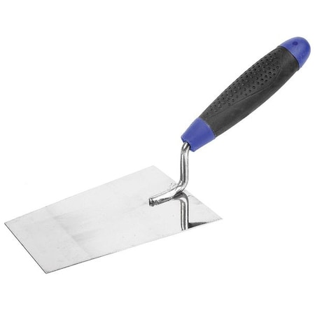 Bucket Trowel 7 x 4 1/2 SS SoftGrip by USA Westward Masonry Tools