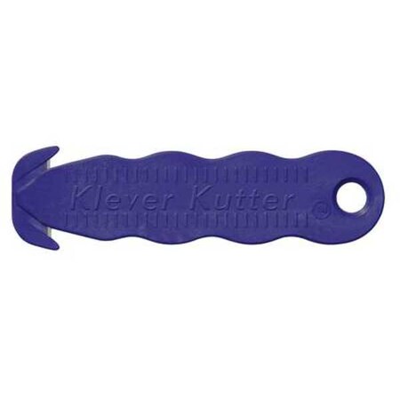Safety Cutter Disposable 5 in. Blue PK10 by USA Klever Utility Knives