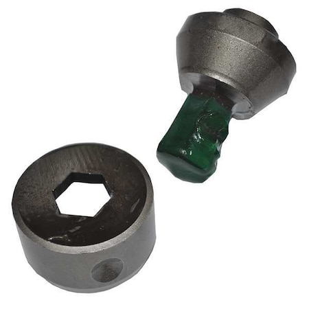 Punch/Die Set Hex Hydraulic 11/16 In by USA Huskie Tools Punch & Die Sets