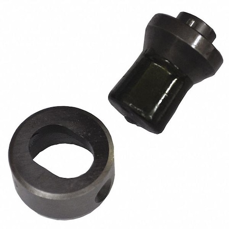 Punch/Die Set Oblong Hydraulic 3/8x13/16 by USA Huskie Tools Punch & Die Sets