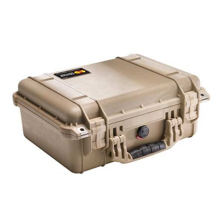 Case 16 In Lx13 In Wx6 7/8 In D Tan by USA Pelican Protective & Storage Cases