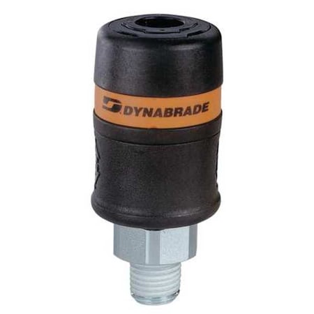 Coupler Mega Flow 1/4 Composite Type 97567 by USA Dynabrade Pneumatic Hose Quick Connect Fittings