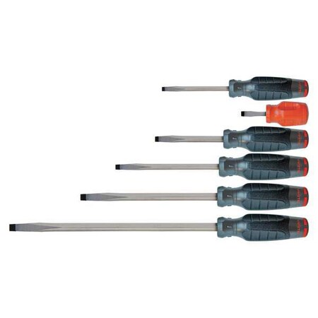 Screwdriver Set Slotted 6 Pc by USA Proto Screwdriver Sets