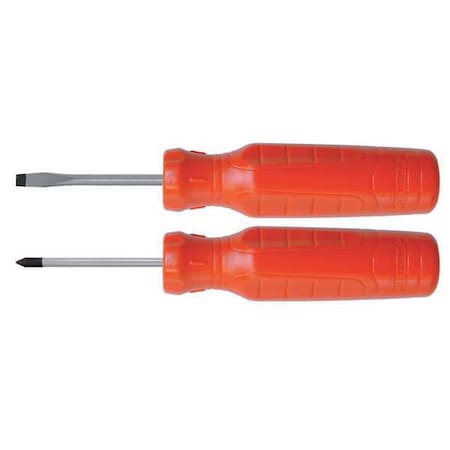 Screwdriver Set Slotted/Phillips 2 Pc Type J1202SC by USA Proto Screwdriver Sets