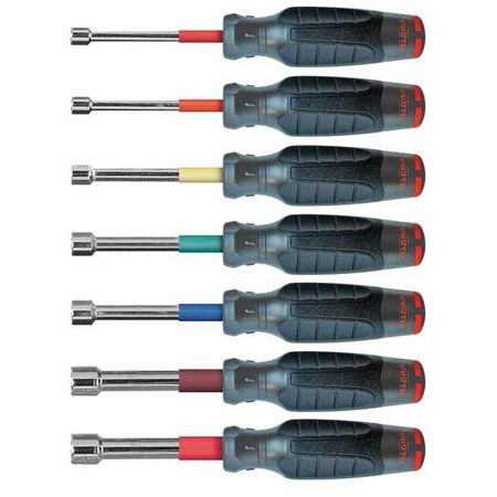 Nut Driver Set 7 Pieces SAE Hollow Type J1207SND by USA Proto Nut Driver Sets