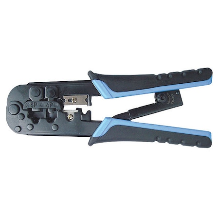 Snagless Crimper RJ 45/12/11 7 1/4" L by USA Westward Cable & Wire Crimping Tools
