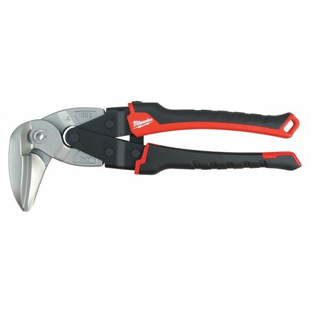 Upright Snips Left 9 1/2 In by USA Milwaukee Metal Cutting Snips & Sheet Metal Tools