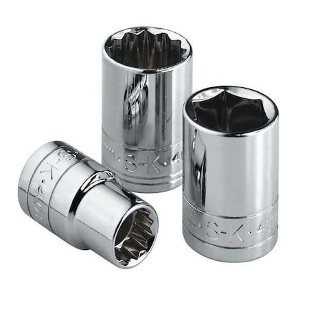 Socket 1/2 in. Dr 24mm 12 Pt. Type 40324 by USA SK Sockets