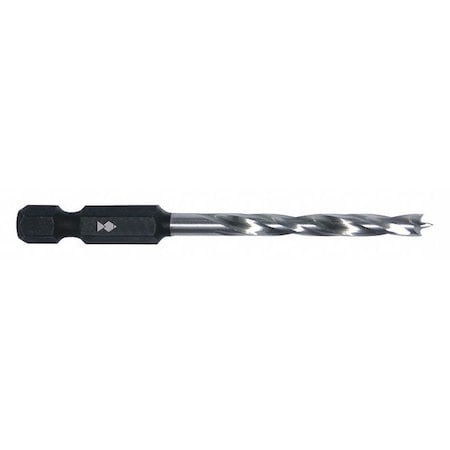 Brad Point Drill Bit 14mm x 1/4 In. by USA Fisch Wood Drilling Bits