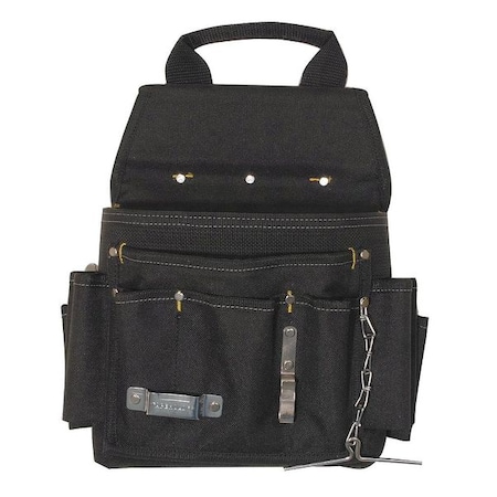11 Pocket Tool Pouch w/ Carry Handle Black by USA Westward Tool & Work Belts Aprons & Suspenders