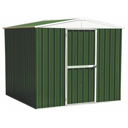 Value Brand Storage Shed, Slope Roof, 6ft x 8ft, Beige 