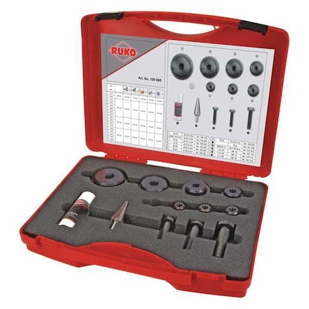 Knockout Punch Kit No. 4 12pcs. by USA Ruko Knockout & Hole Punches