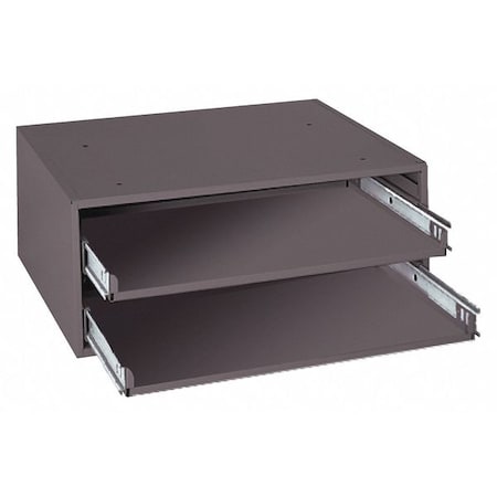 Slide Rack Heavy Duty Bearing 2 Slot by USA Durham Tool Chest & Side Cabinets