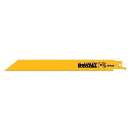 Straight Recip Saw Blade 8" 18TPI PK25 by USA Dewalt Reciprocating Power Saw Blades
