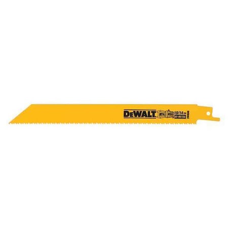 Reciprocating Saw Blade 8" 10/14TPI PK25 by USA Dewalt Reciprocating Power Saw Blades