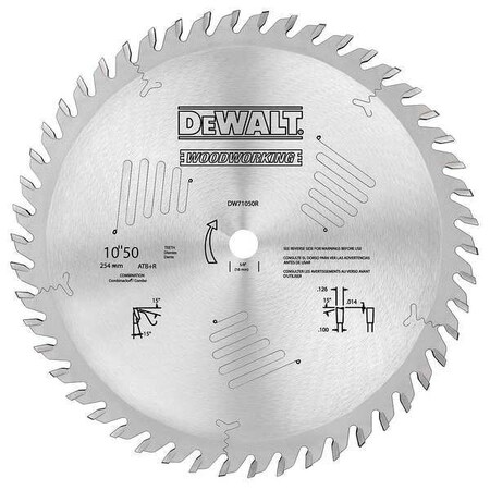 Circular Saw Bld Crbde 10 In 24 Teeth Type DW7642 by USA Dewalt Circular Power Saw Blades