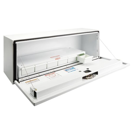 Tool Tray 32 1/2 in. L Steel White by USA Weather Guard Tool Truck & Jobsite Box Accessories