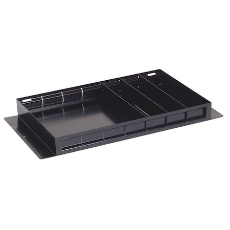 Tote Tray 26 1/2 in. L Steel Black by USA Weather Guard Tool Truck & Jobsite Box Accessories