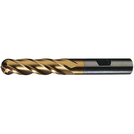 HSS End Mill 1/4 In D 1 3/4 In Cut L by USA Cleveland High Speed Steel End Mills